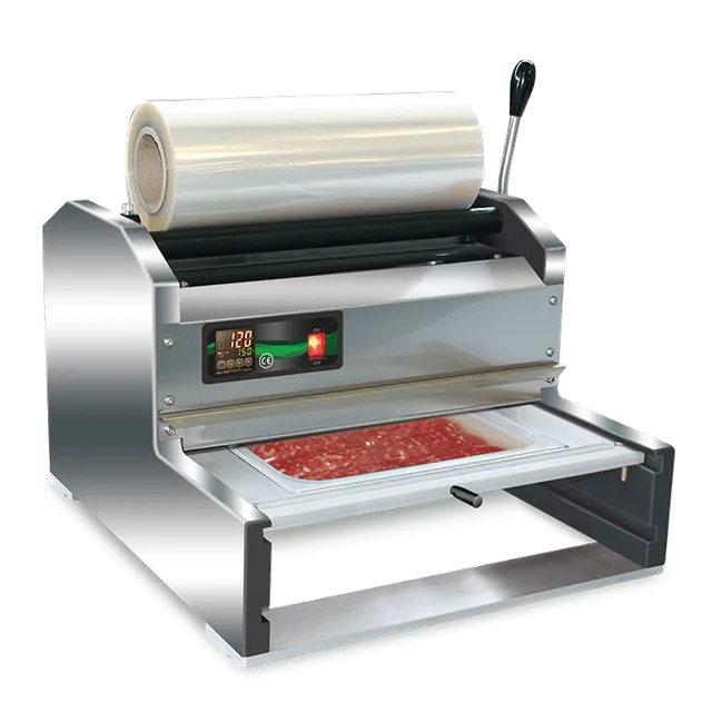 Lavezzini Packmatic 400 Schalenversiegler Thermosiegler Edelstahl