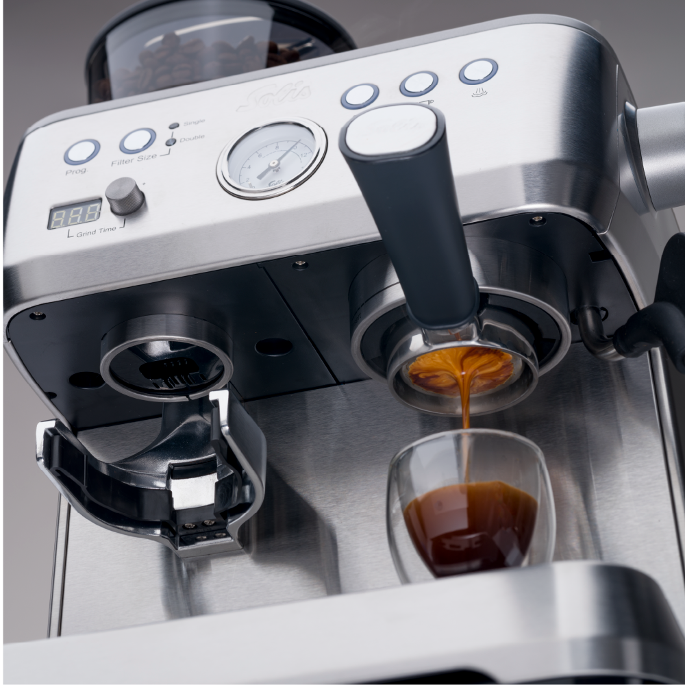 Solis Barista Perfetta Plus Bottomless Siebträger 54 mm