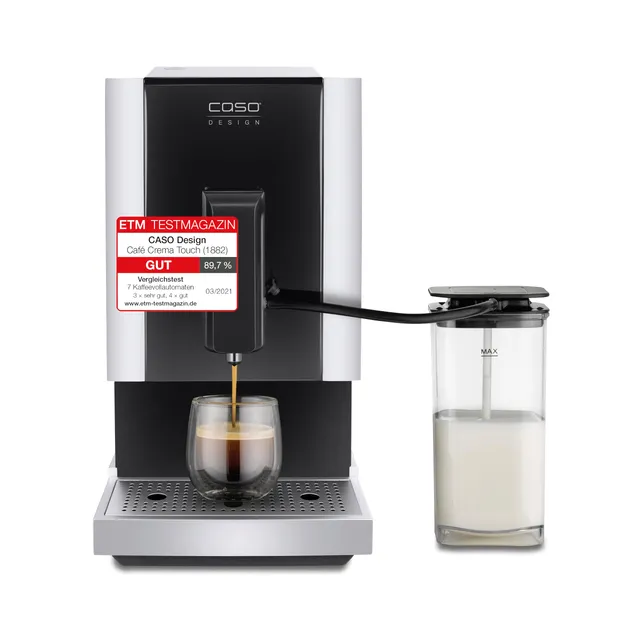 Caso Café Crema Touch Kaffeevollautomat mit Milchtank