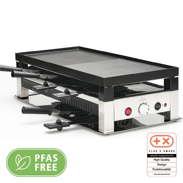 Solis 5 in 1 Table Grill Tischgrill für 8 mit Wok Pizza