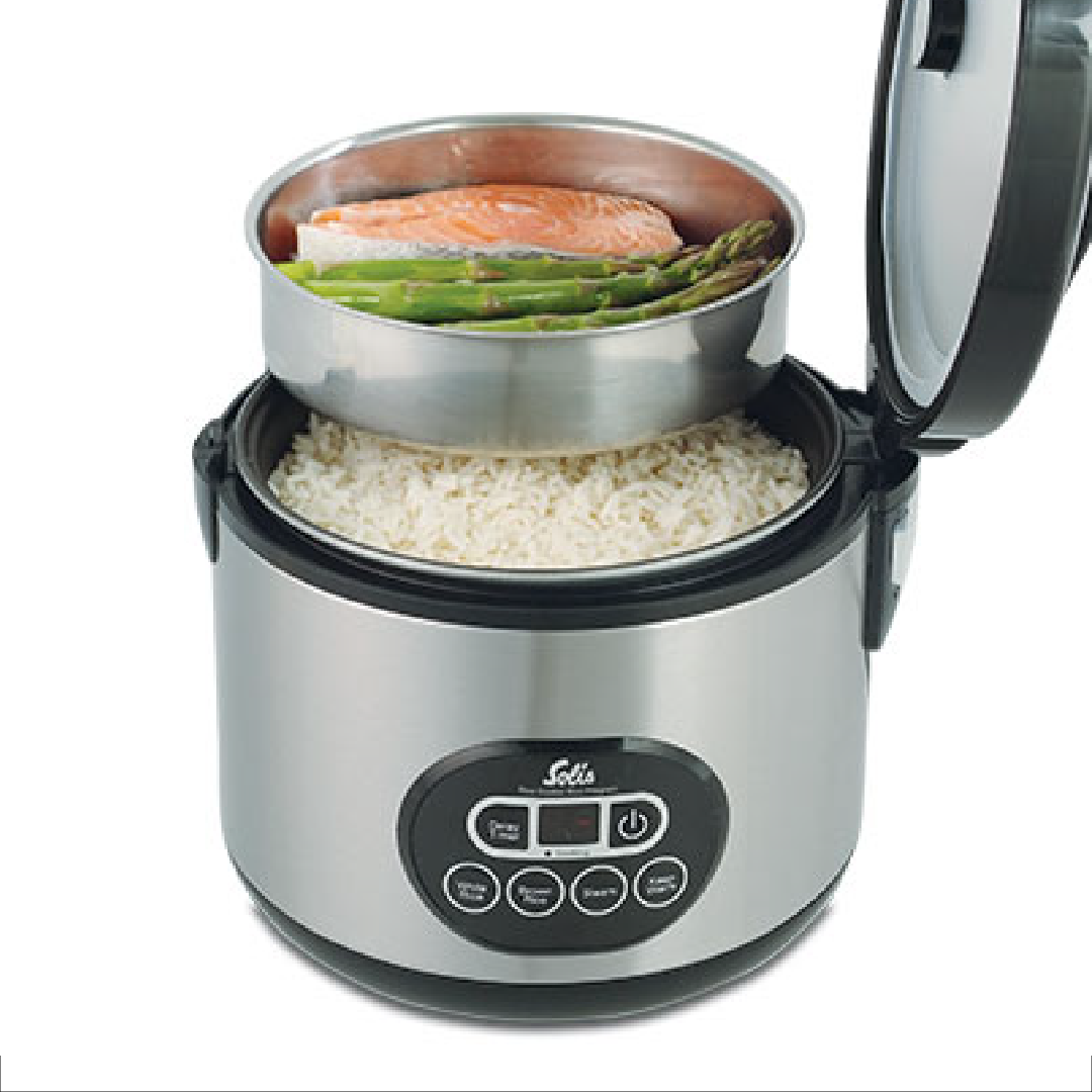 Solis Rice Cooker Duo Program Reiskocher 1,2L Dampfgarer