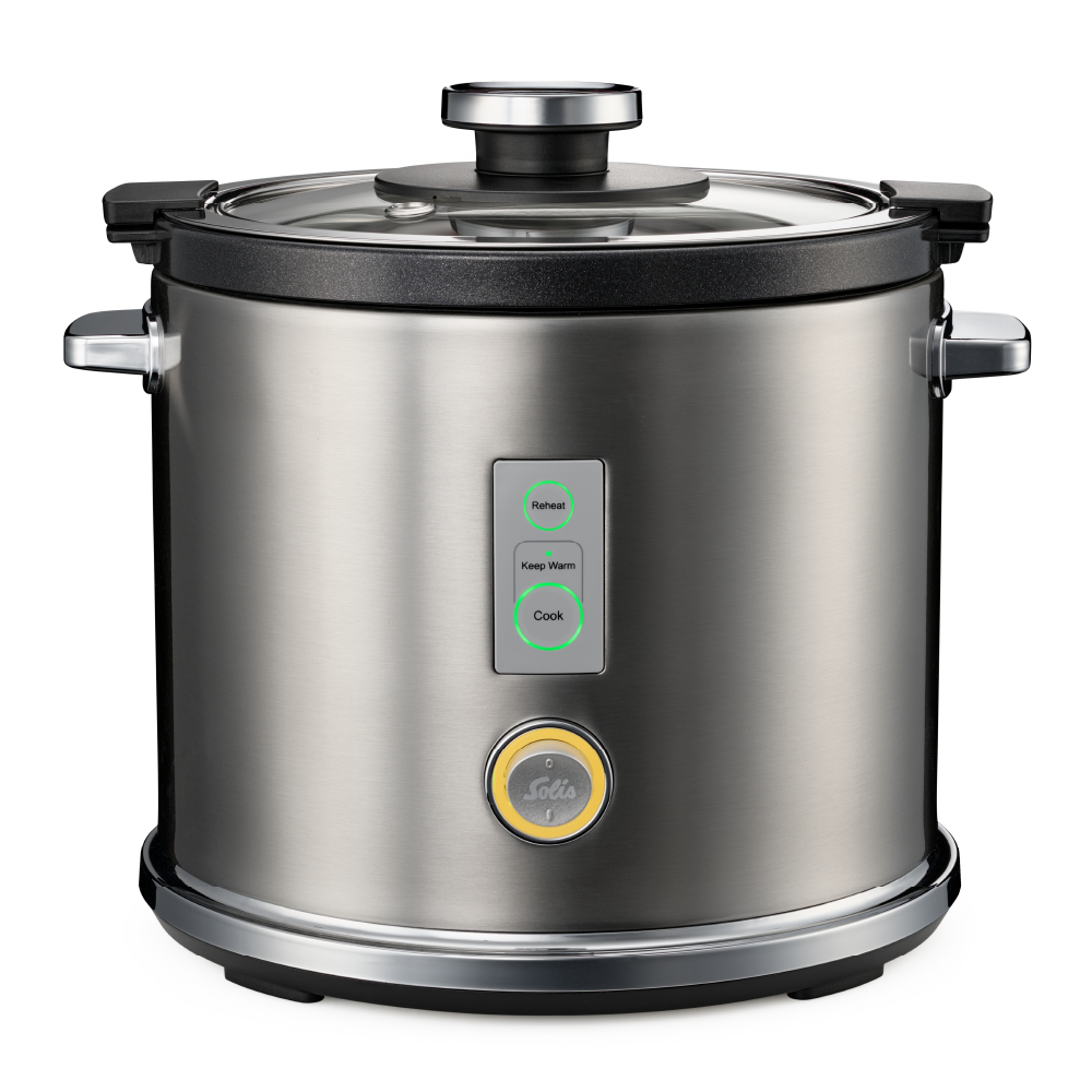 Solis Rice Cooker Multi Reiskocher 1,2 L Edelstahl Antihaft