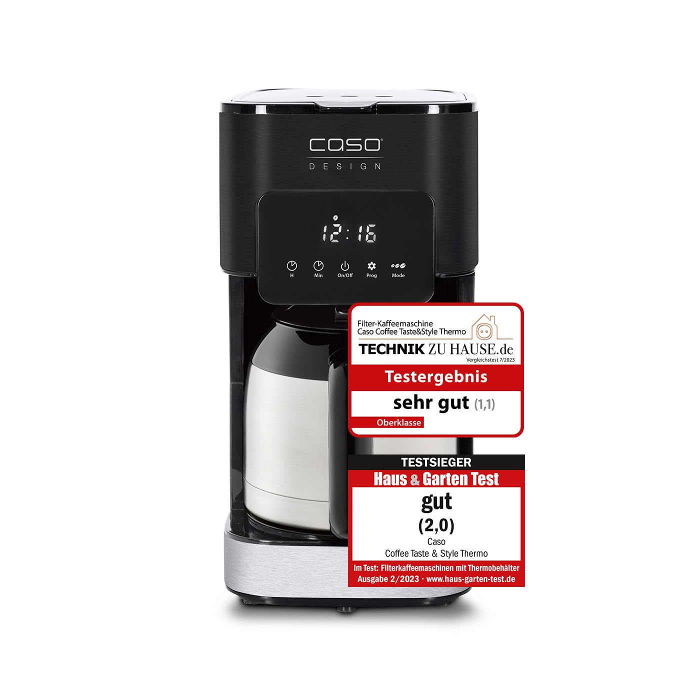 Caso Coffee Taste&Style Thermo Kaffeemaschine 1,2 L