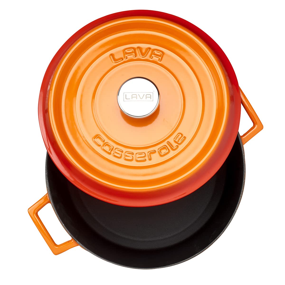 Lava Signature Mehrzweck-Topf 36x29cm Orange Gusseisen