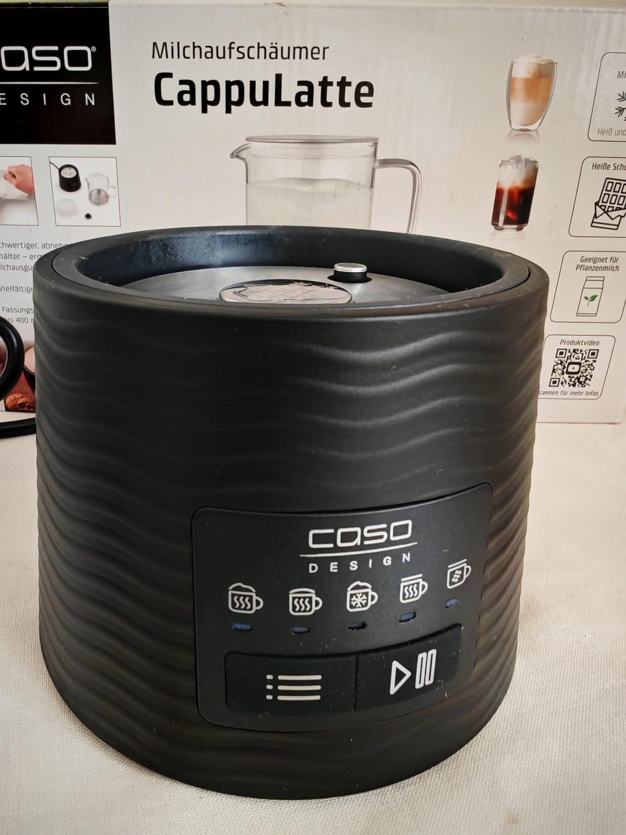 CASO CappuLatte Milchaufschäumer Glas 250/400 ml