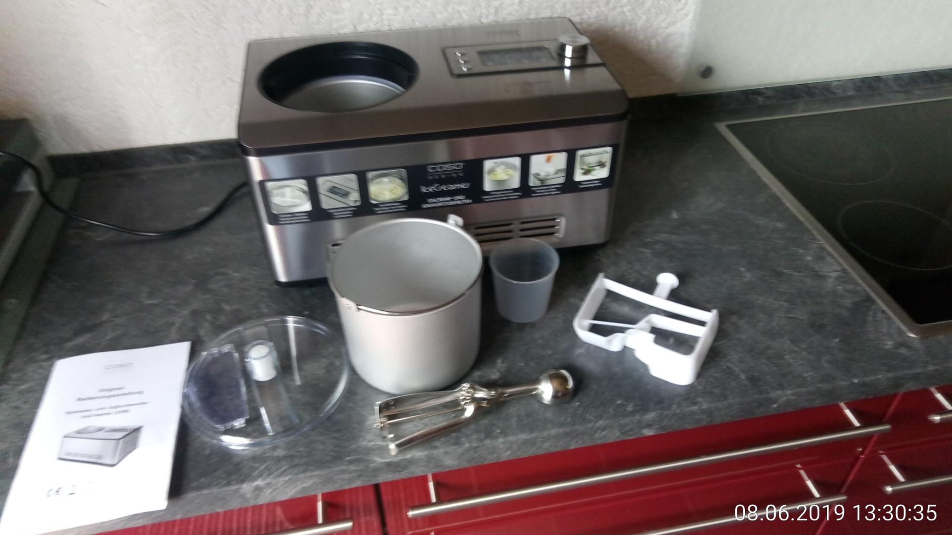 CASO IceCreamer Eismaschine 2in1 2 Liter Kompressor