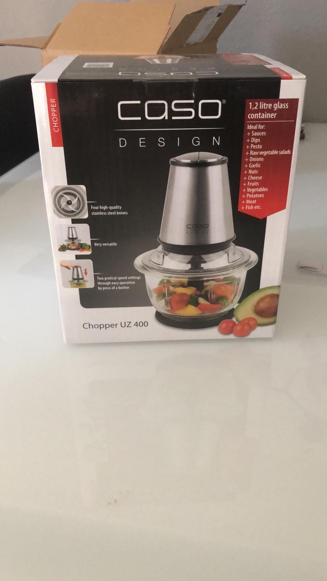 Caso UZ 400 Universal-Zerkleinerer 1,2 L Glas Edelstahl
