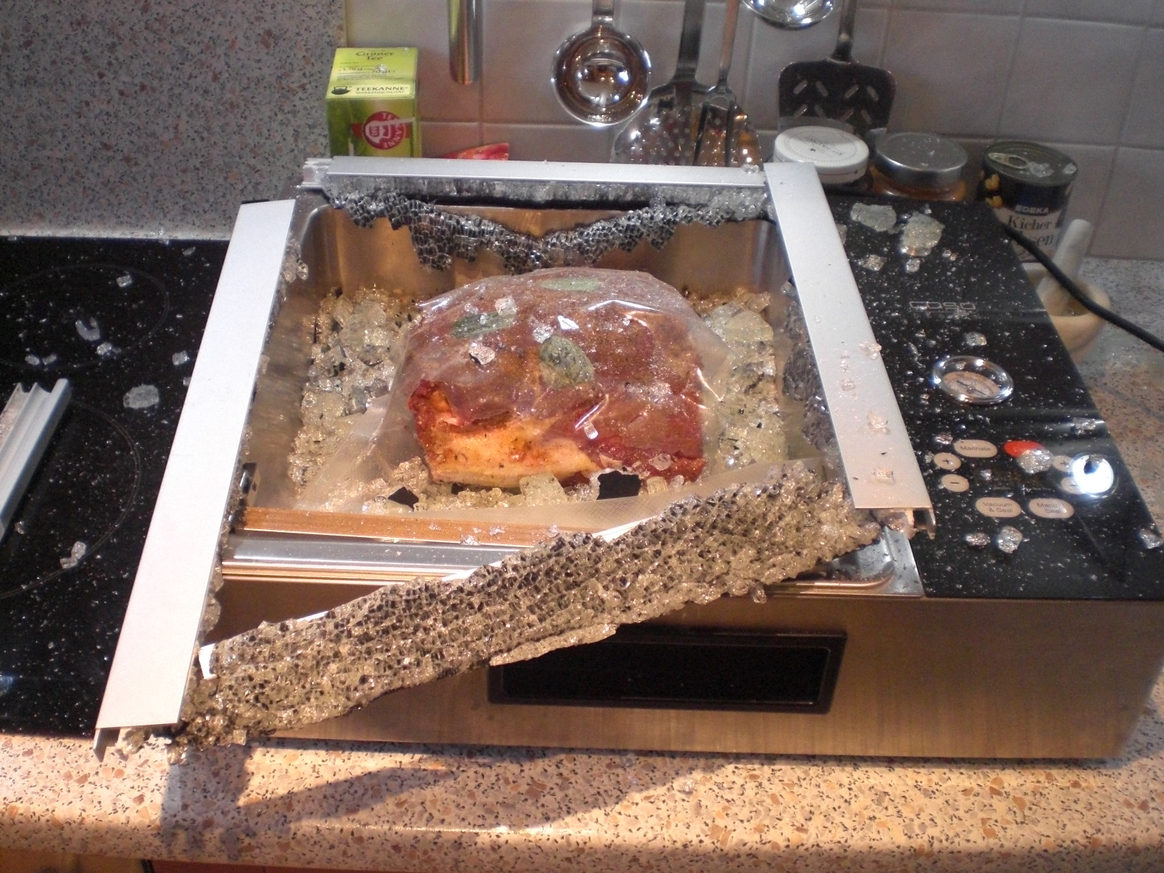 CASO VacuChef Slim-Line Kammervakuumierer Edelstahl 8 L