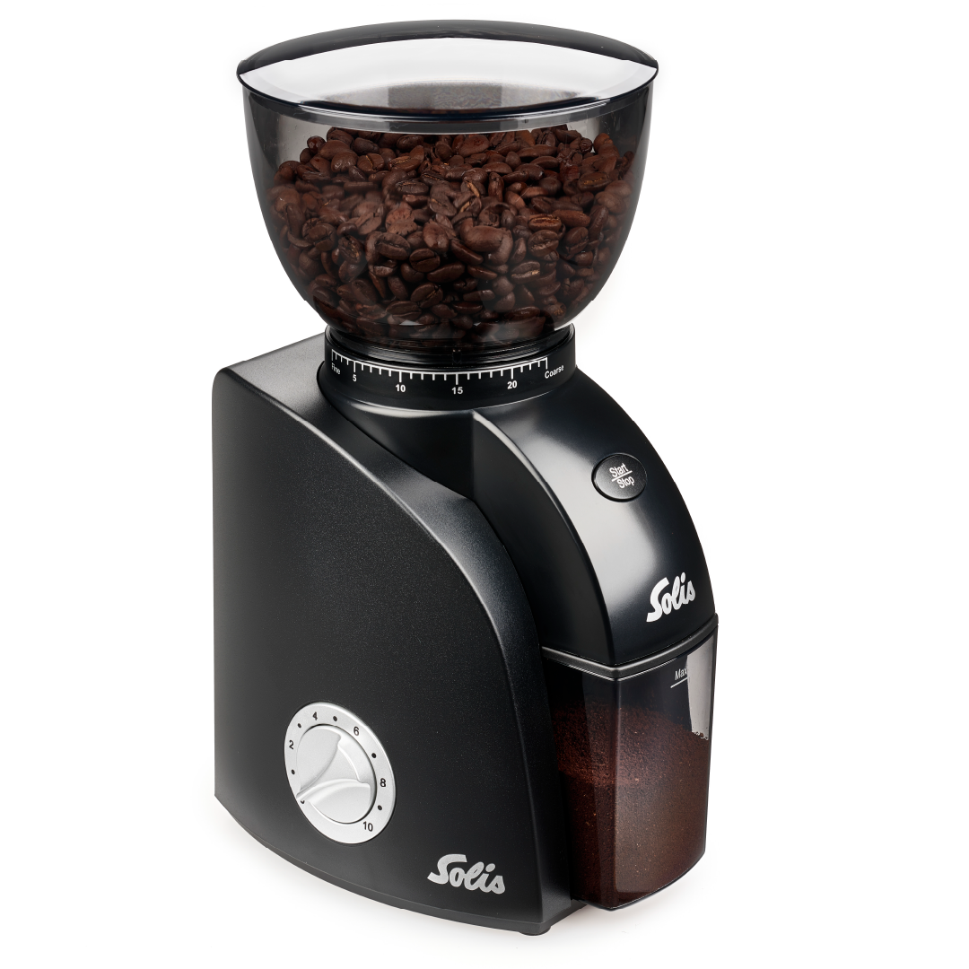 Solis Scala Zero Static Kaffeemühle Schwarz 24 Mahlgrade