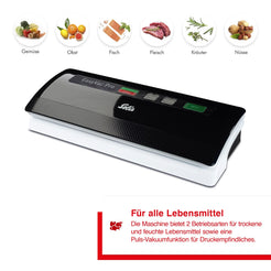 Solis EasyVac Pro Vakuumierer Noir für trocken & feucht