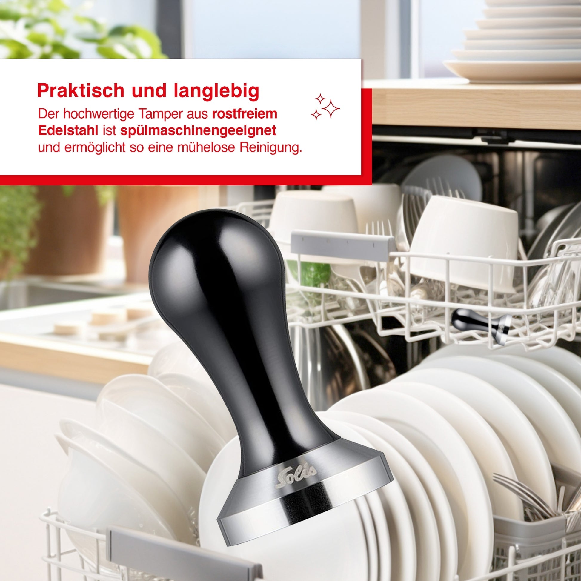 Solis Barista Perfetta Plus Tamper 54mm 360g