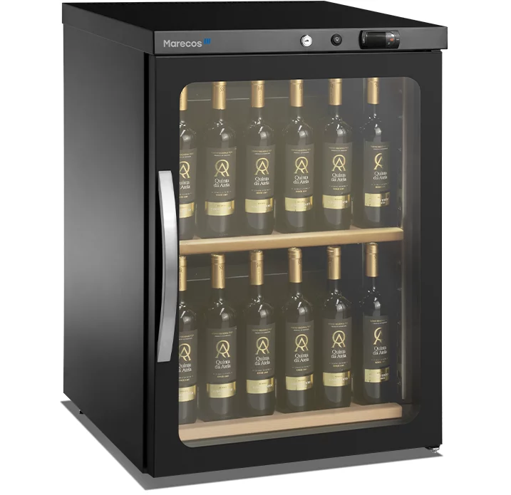Marecos CV 150 PV Weinkühlschrank Glastür 52 Flaschen