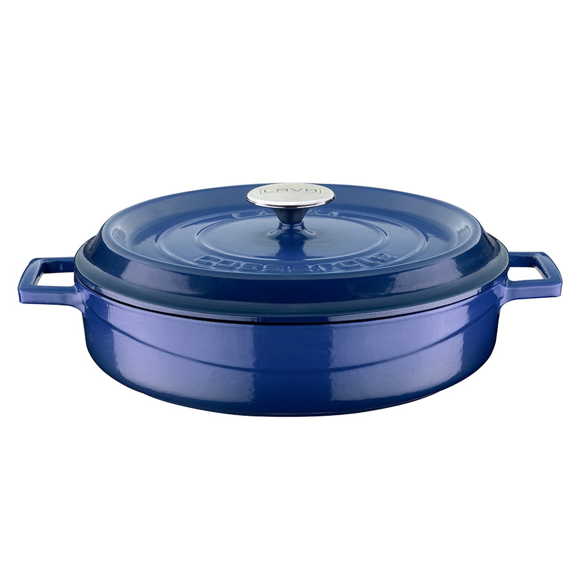 Lava Signature Series Schmortopf Gusseisen Orange 3,5 Quart