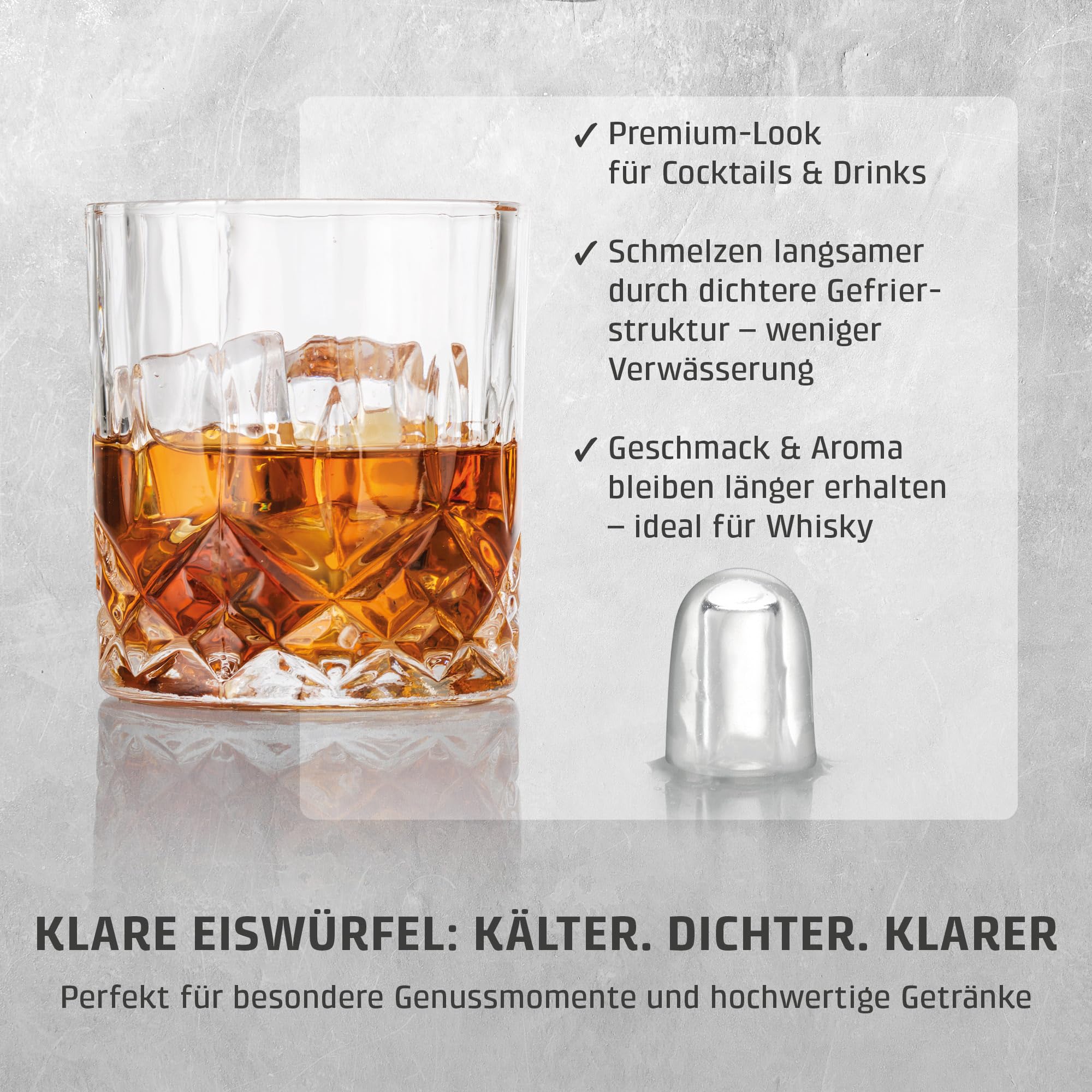 CASO Clear Ice Advanced Eiswürfelmaschine 8 kg/24h
