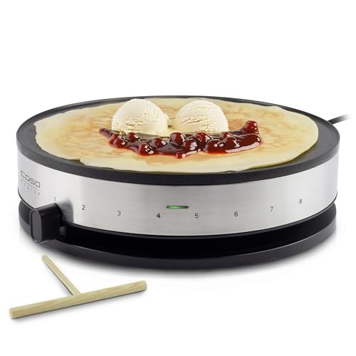 CASO CM 1300 Crepes Maker 33 cm Antihaft Edelstahl