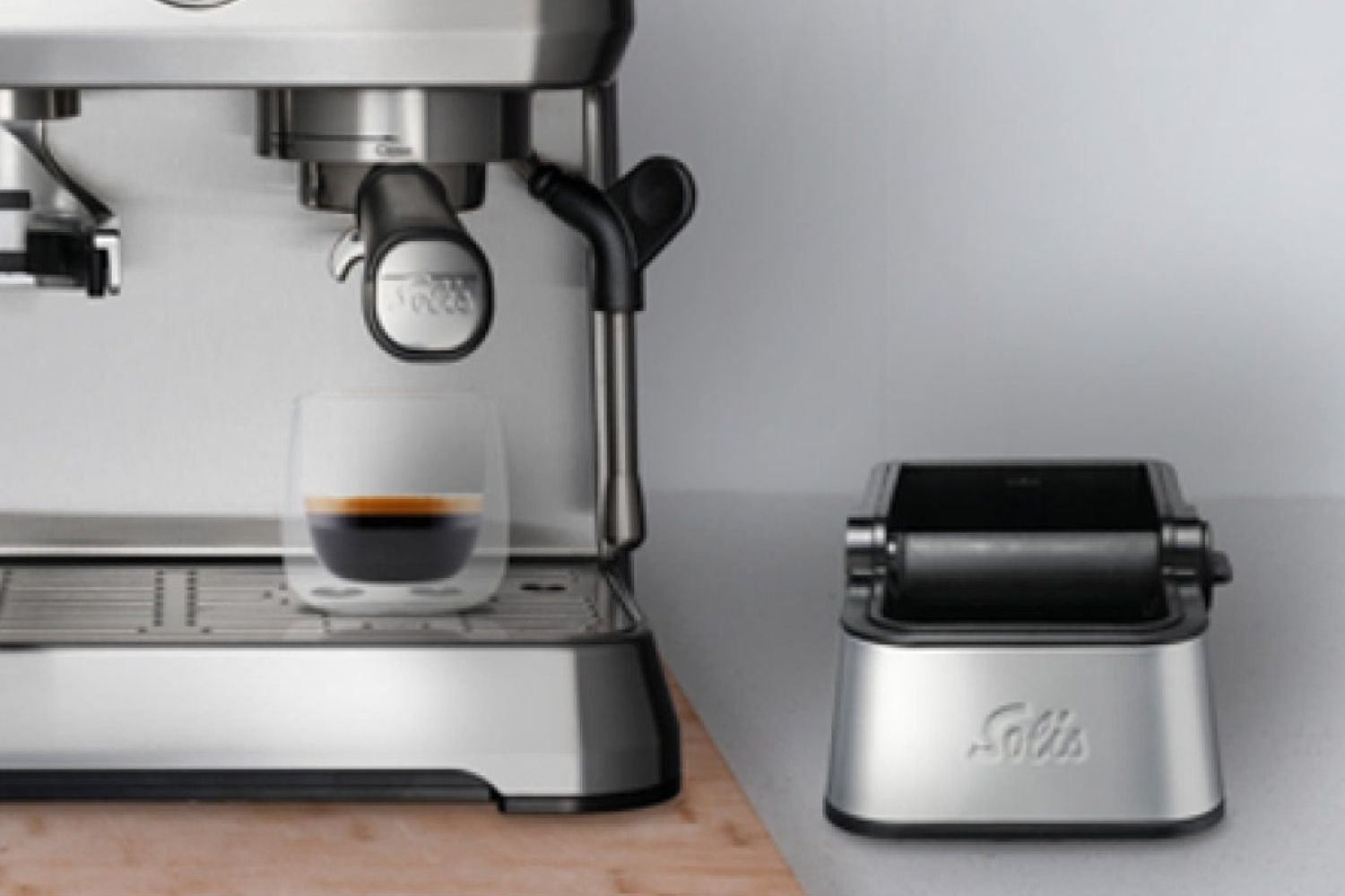 Solis Barista Perfetta Plus Abklopfbox Edelstahl 700 ml