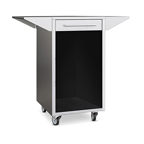 Caso Cooling Umbauschrank Rollwagen Edelstahl für BBQ Cooler