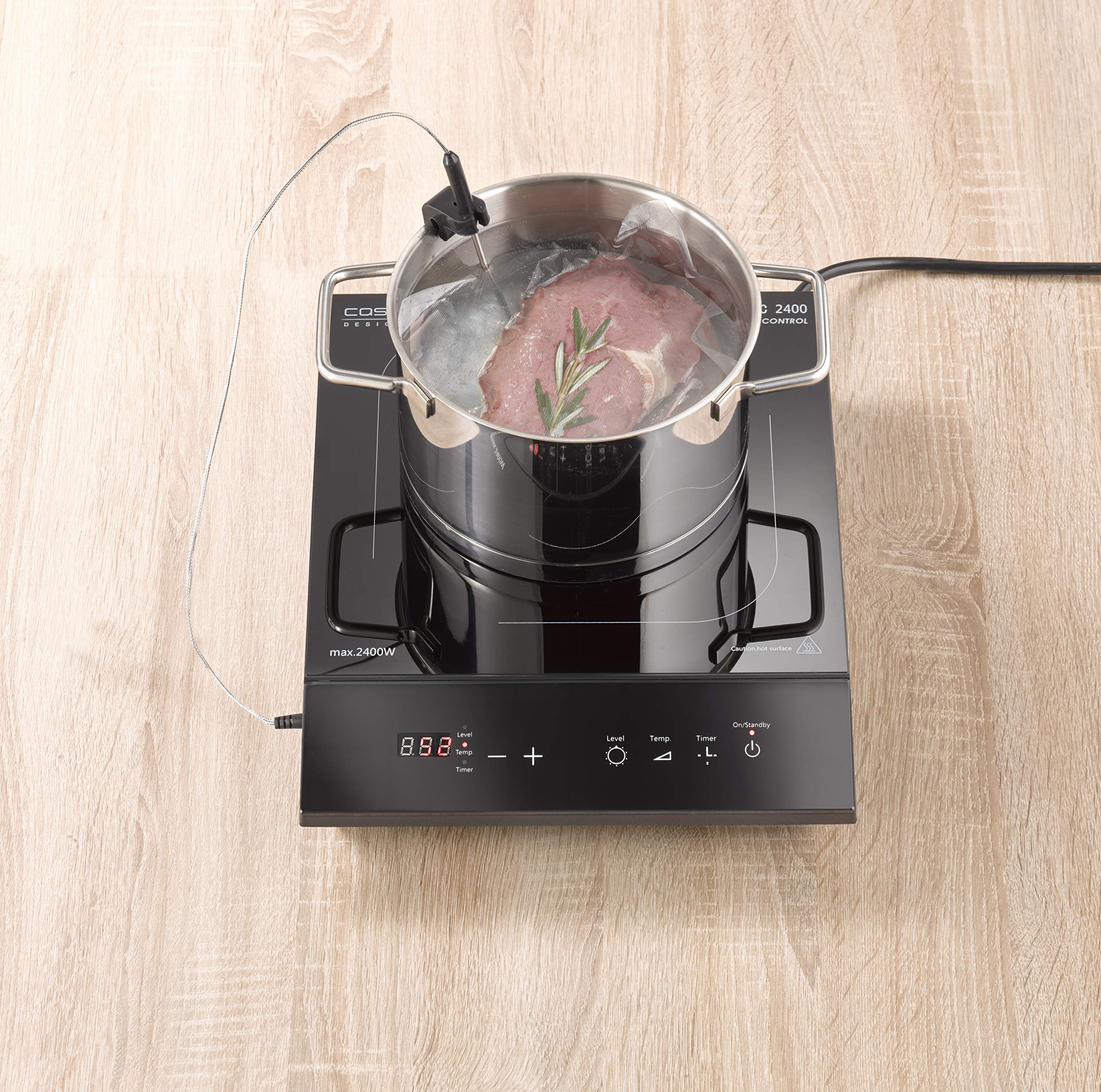 Caso Induction hobs TC2400 Induktionskochfeld 2400W Sous Vide