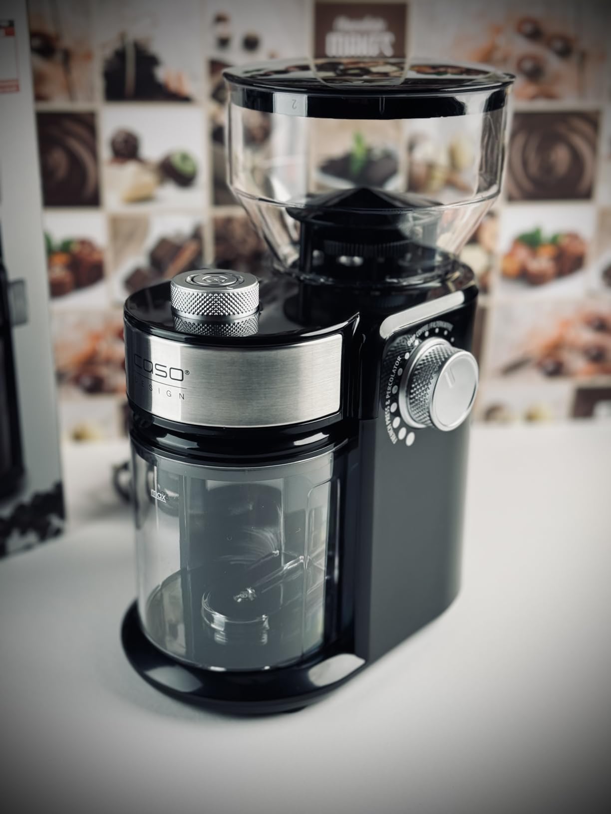 CASO Barista Crema Kaffeemühle elektrisch 150 Watt Edelstahl