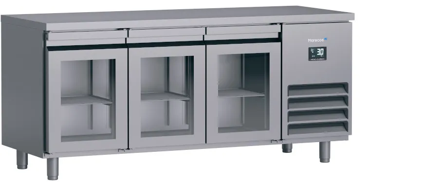 Marecos RCG 3 PV Kühltisch 184 cm Edelstahl