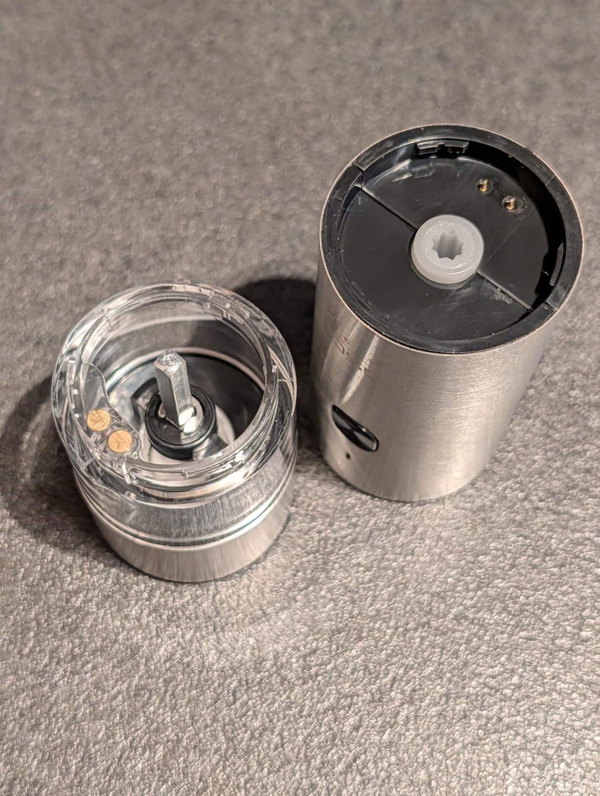 Caso SpiceDuo Salz- & Pfeffermühle Set Edelstahl USB-C 2er