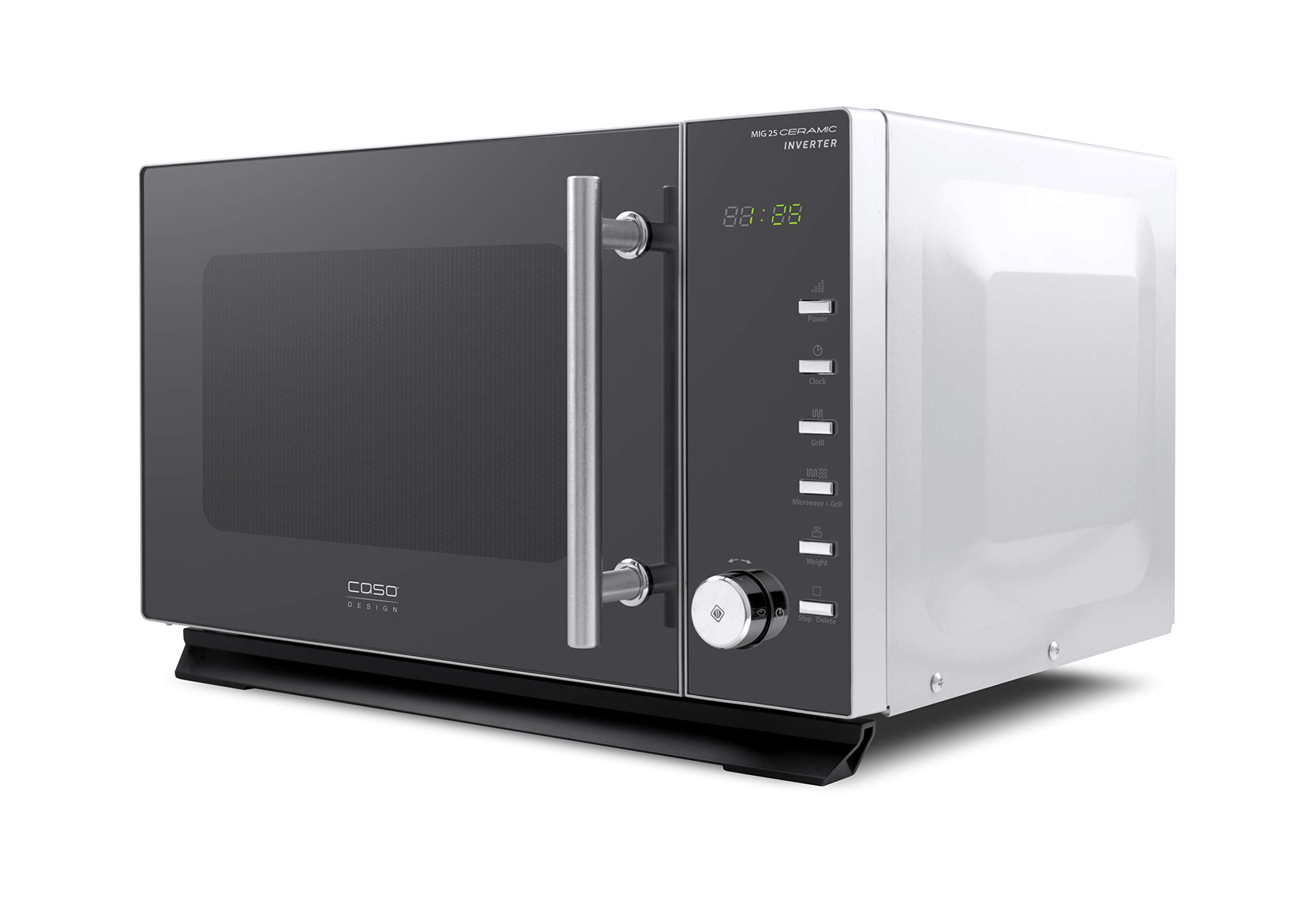 Caso MIG25 Ceramic Mikrowelle mit Grill 25 L 900 Watt
