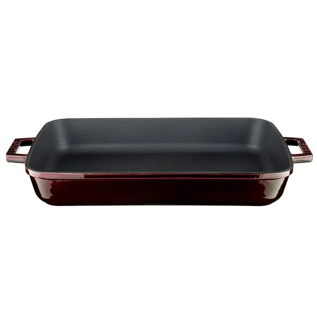 Lava Signature Series Bräter 26x40 Lila Gusseisen Auflaufform Induktion