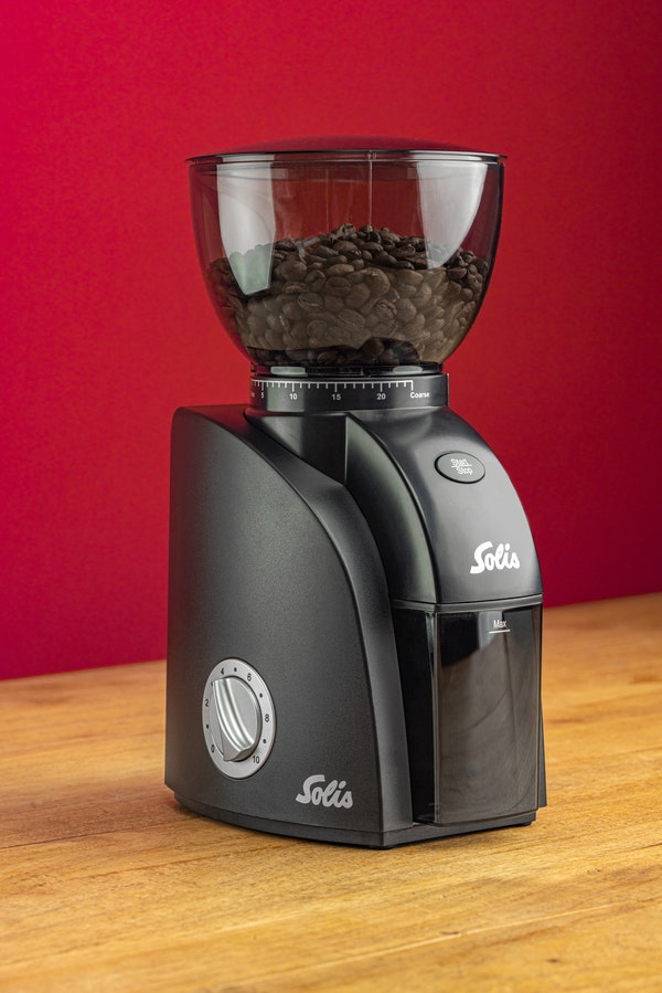 Solis Scala Zero Static Kaffeemühle Schwarz 24 Mahlgrade
