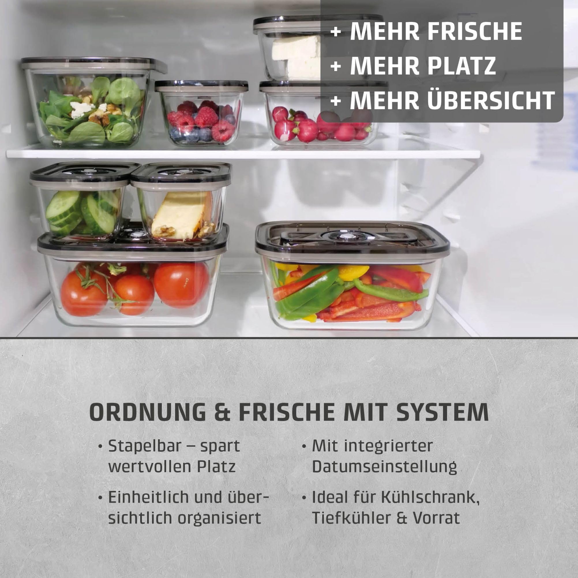 Caso Vacuum & Sous Vide Vacu OneTouch Eco-Set Handvakuumierer
