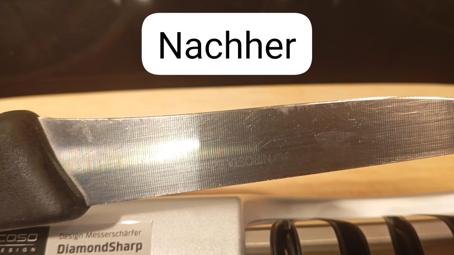 CASO DiamondSharp Messerschärfer elektrisch Diamant 3-Stufen