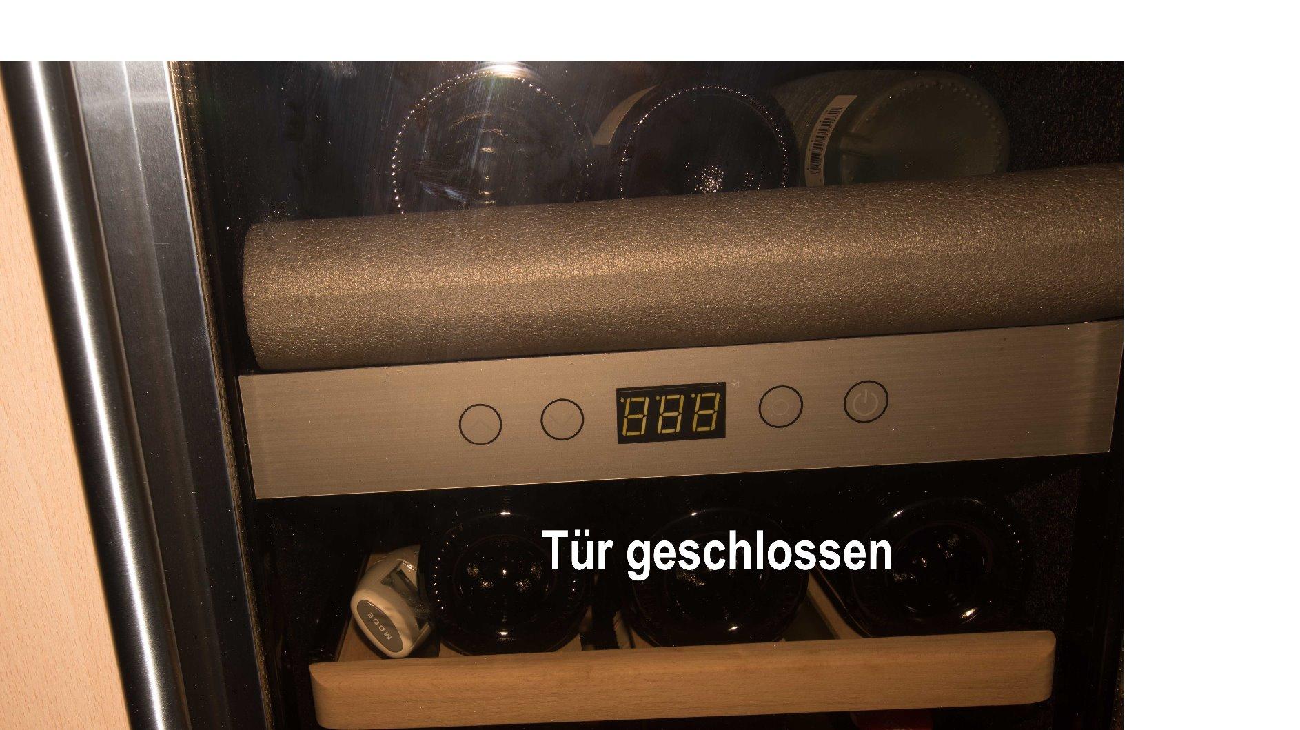 CASO WineComfort 38 Weinkühlschrank 38 Flaschen Edelstahl