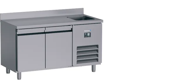 Marecos Bancadas RCG 2 PO ALC LM Kühltisch 207 L