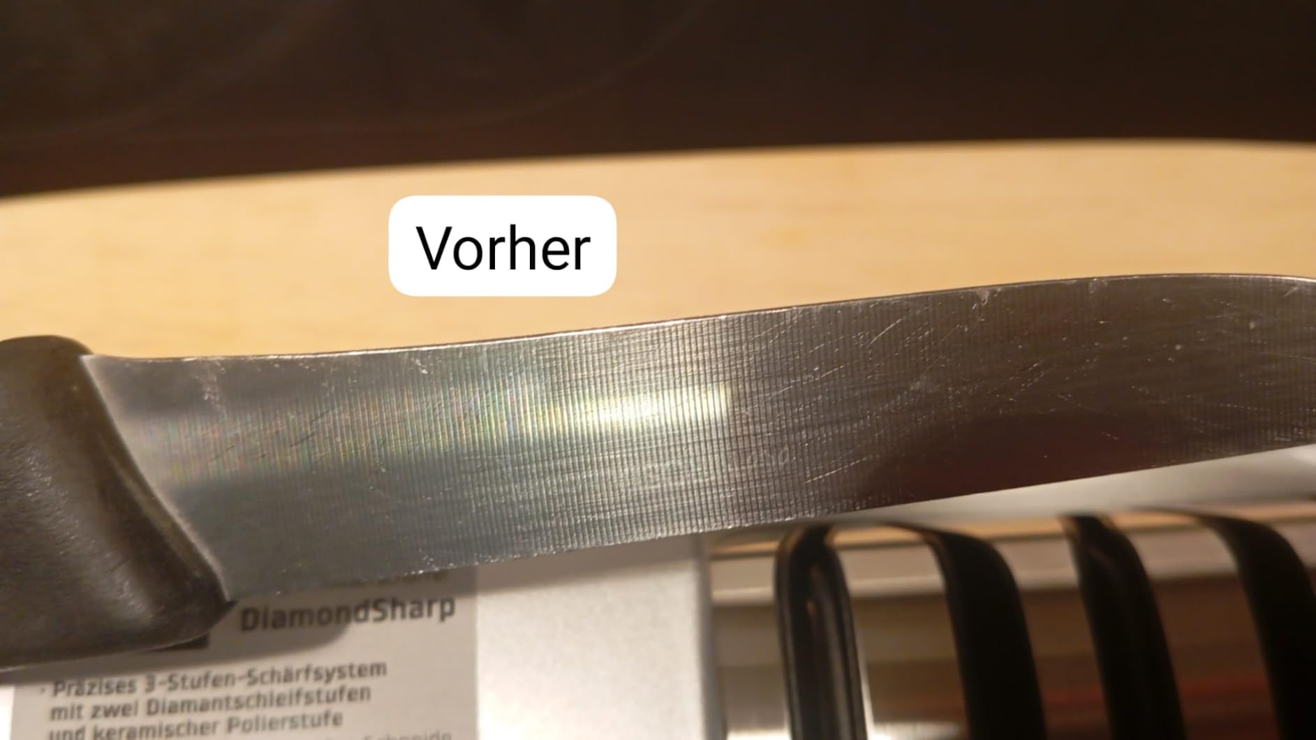 CASO DiamondSharp Messerschärfer elektrisch Diamant 3-Stufen