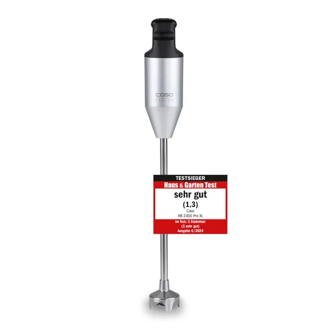CASO HB 2400 Pro XL Stabmixer Edelstahl 29 cm 350 W