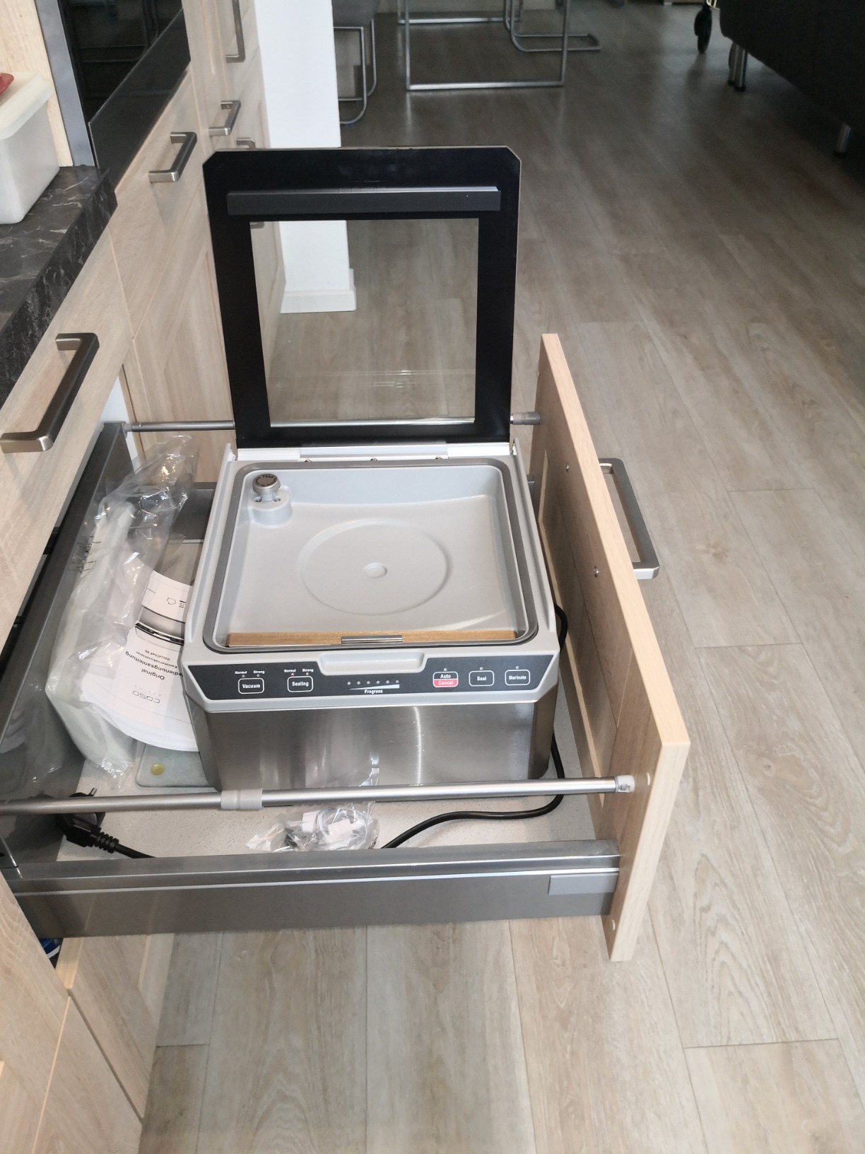 CASO VacuChef 40 Kammervakuumierer Edelstahl 3 Liter