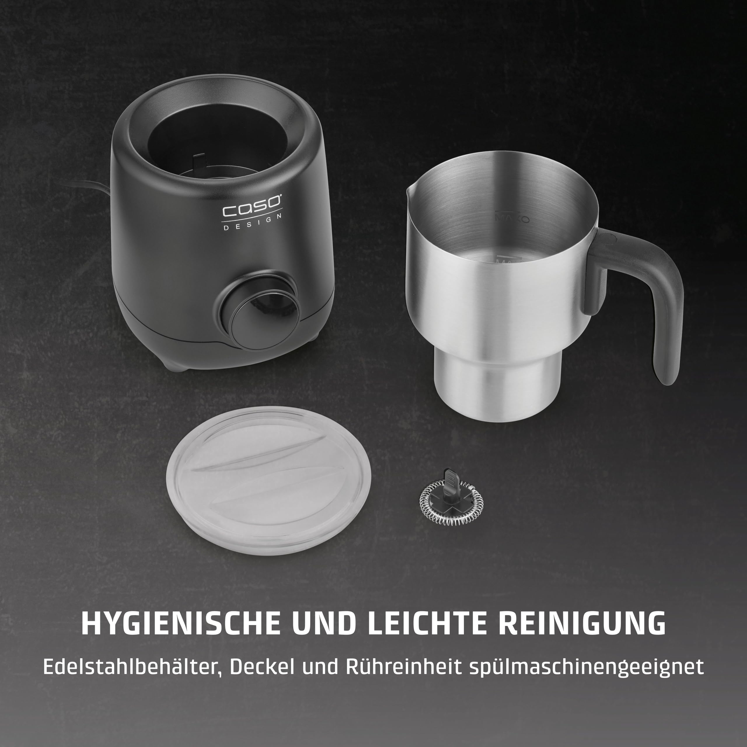 Caso PremiumLatte XL Milchaufschäumer 1 Liter Induktion