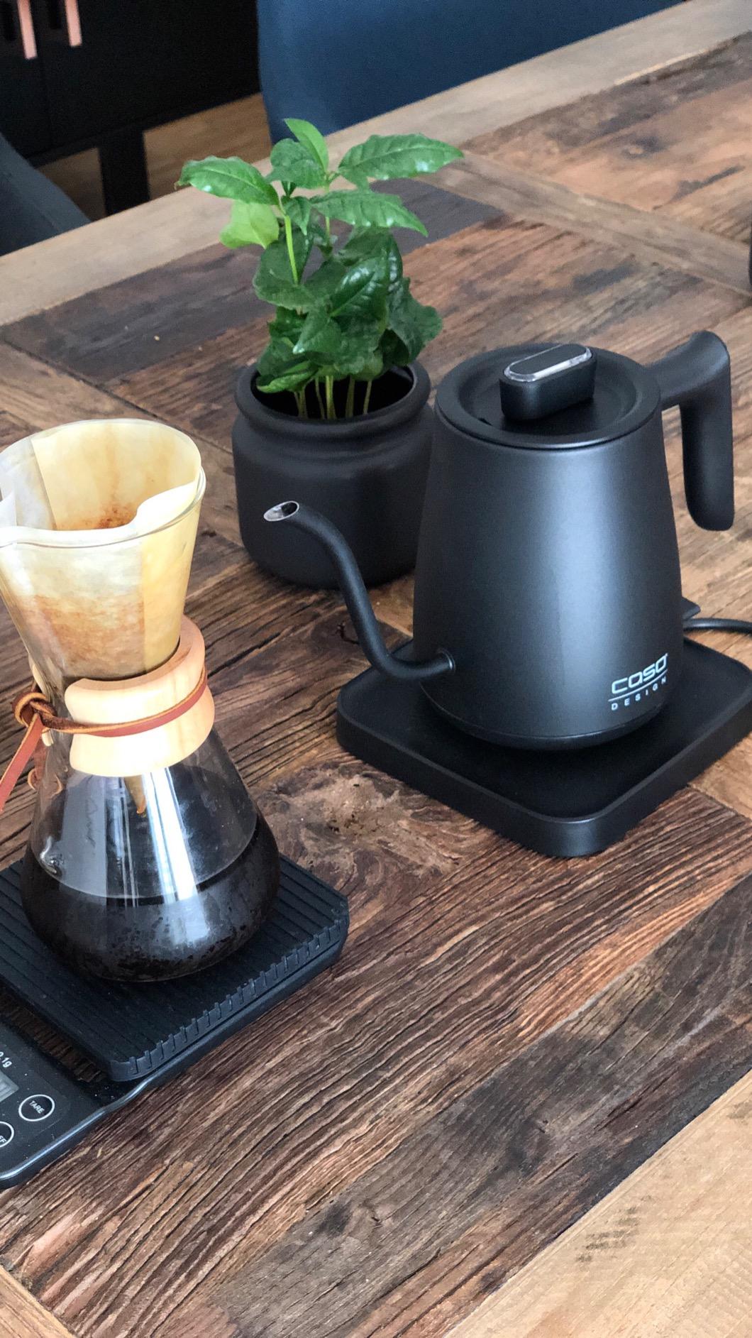 Caso Coffee Classic Kettle Wasserkocher 0,6 L Schwarz Edelstahl