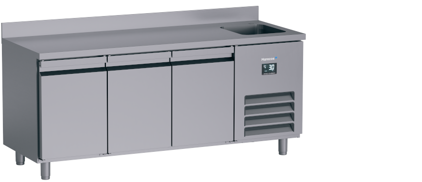 Marecos Bancadas RCS 3 PO Kühltheke 275 L -2/+8°C