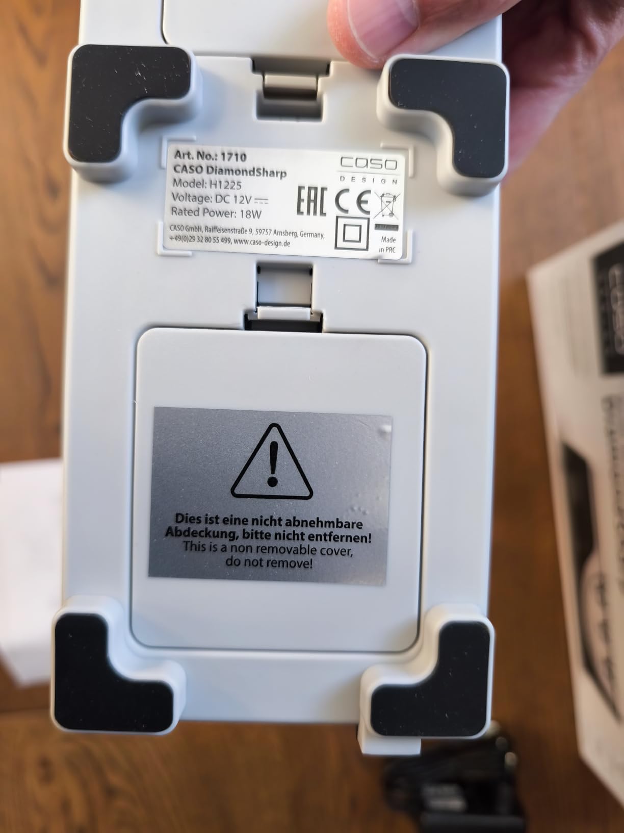 CASO DiamondSharp Messerschärfer elektrisch Diamant 3-Stufen