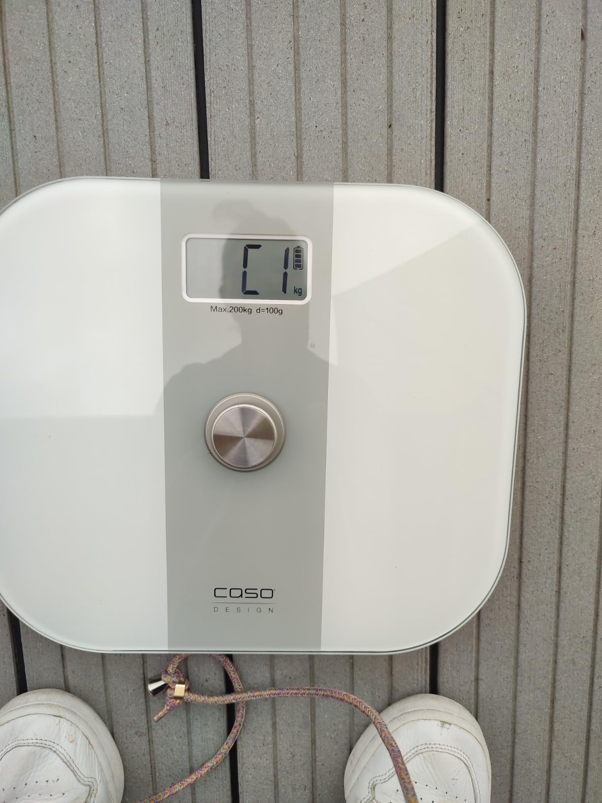 Caso Body Energy Personenwaage Digital 200kg Batterielos