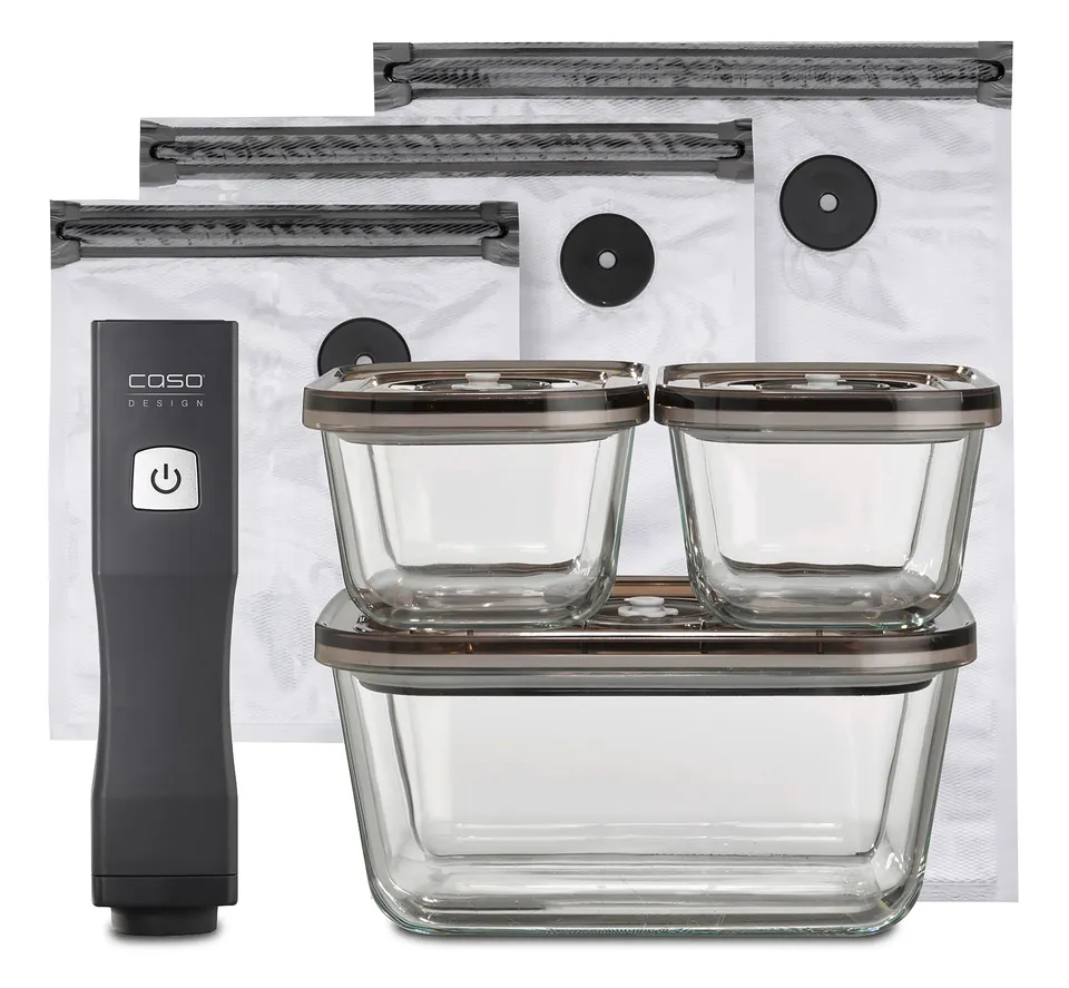 Caso Vacuum & Sous Vide Vacu OneTouch Eco-Set Handvakuumierer