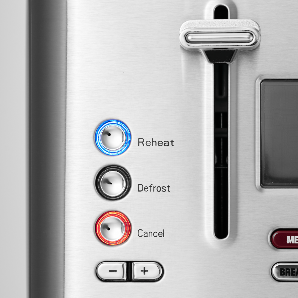 Solis Flex Toaster 2-Scheiben 7 Programme Brötchenaufsatz