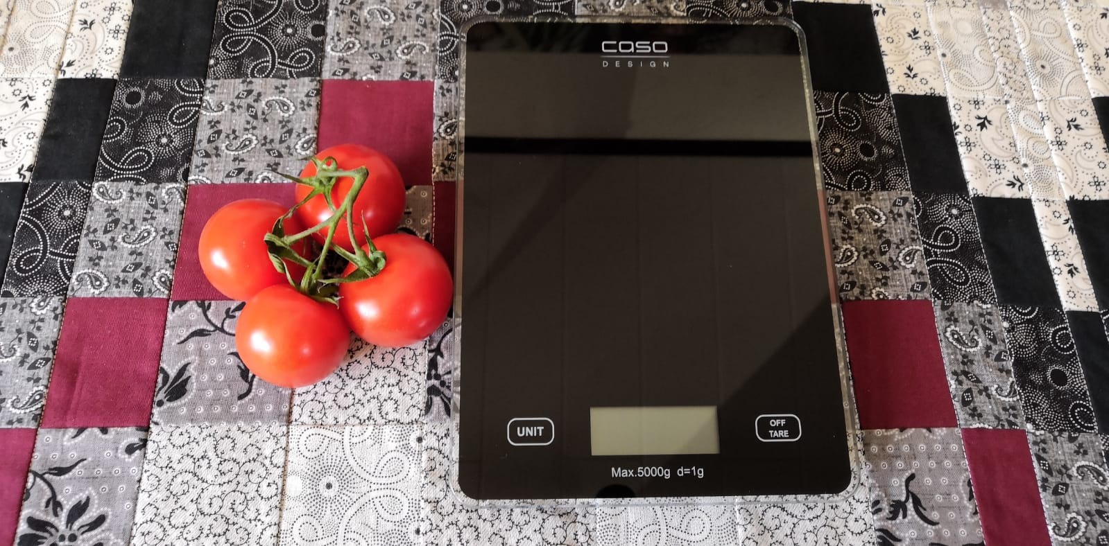 Caso Slim Küchenwaage 5 kg mit 1-g-Einteilung