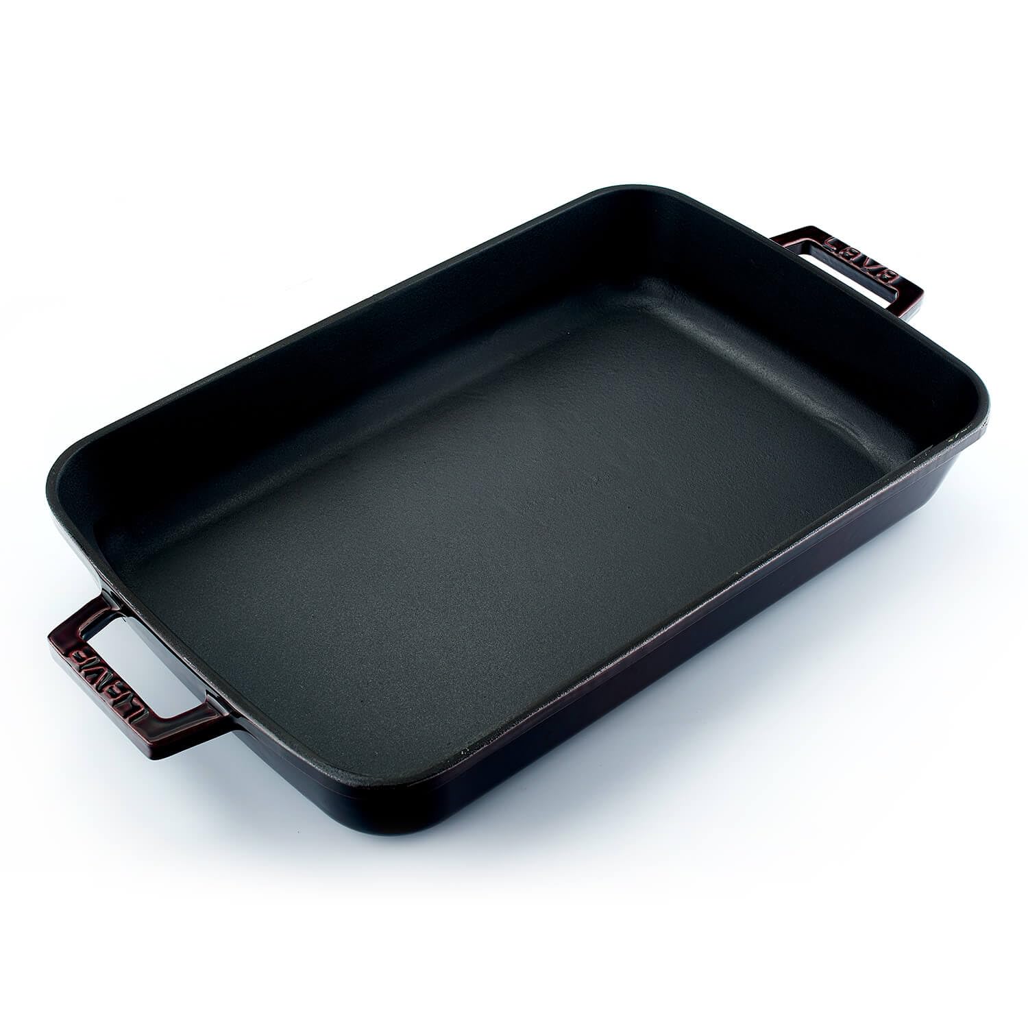 Lava Signature Series Bräter 26x40 Lila Gusseisen Auflaufform Induktion