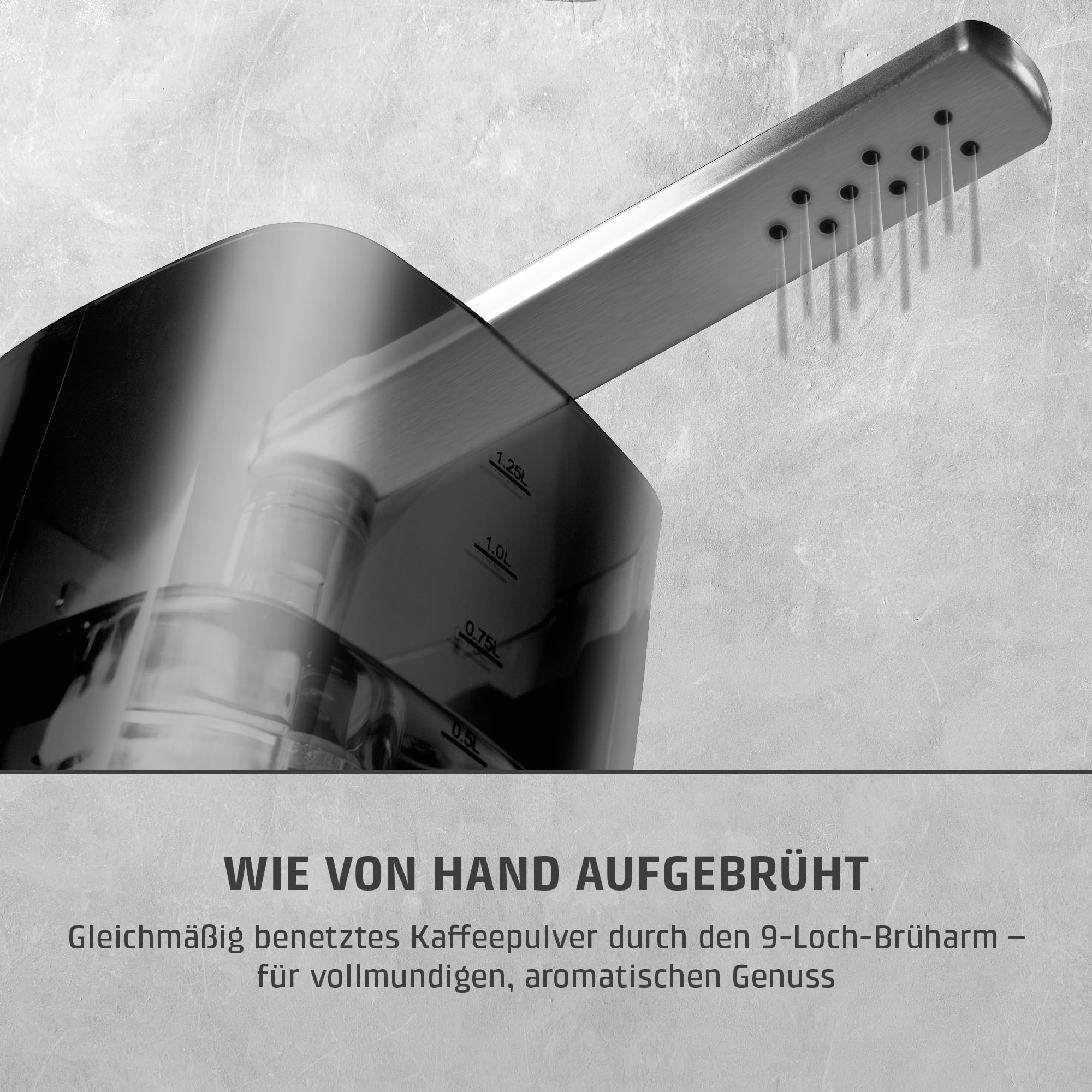 Caso Aroma Sense Kaffeemaschine Permanentfilter Edelstahl