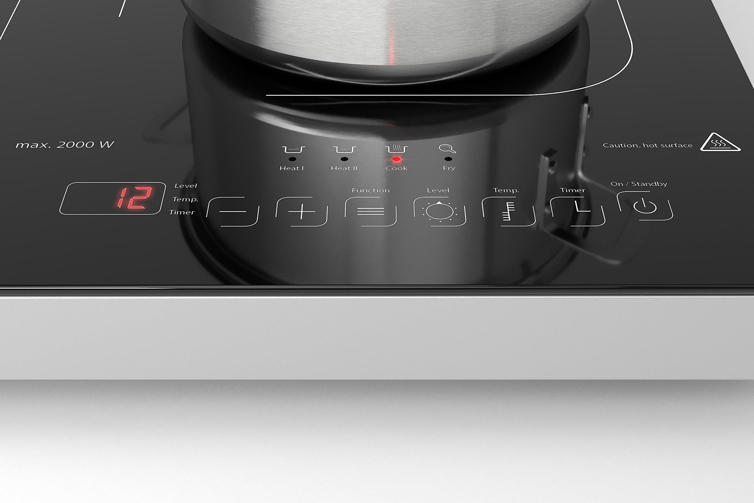 Caso Pro Gourmet 3500 Doppel-Induktionskochfeld 3500 Watt
