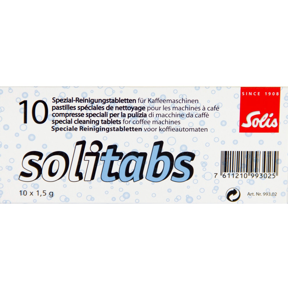 Solis Solitabs Reinigungstabletten 10 Stück Barista