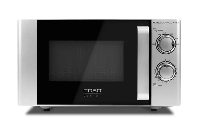Caso M 20 Ecostyle Pro Mikrowelle 20 L 800 Watt Silber