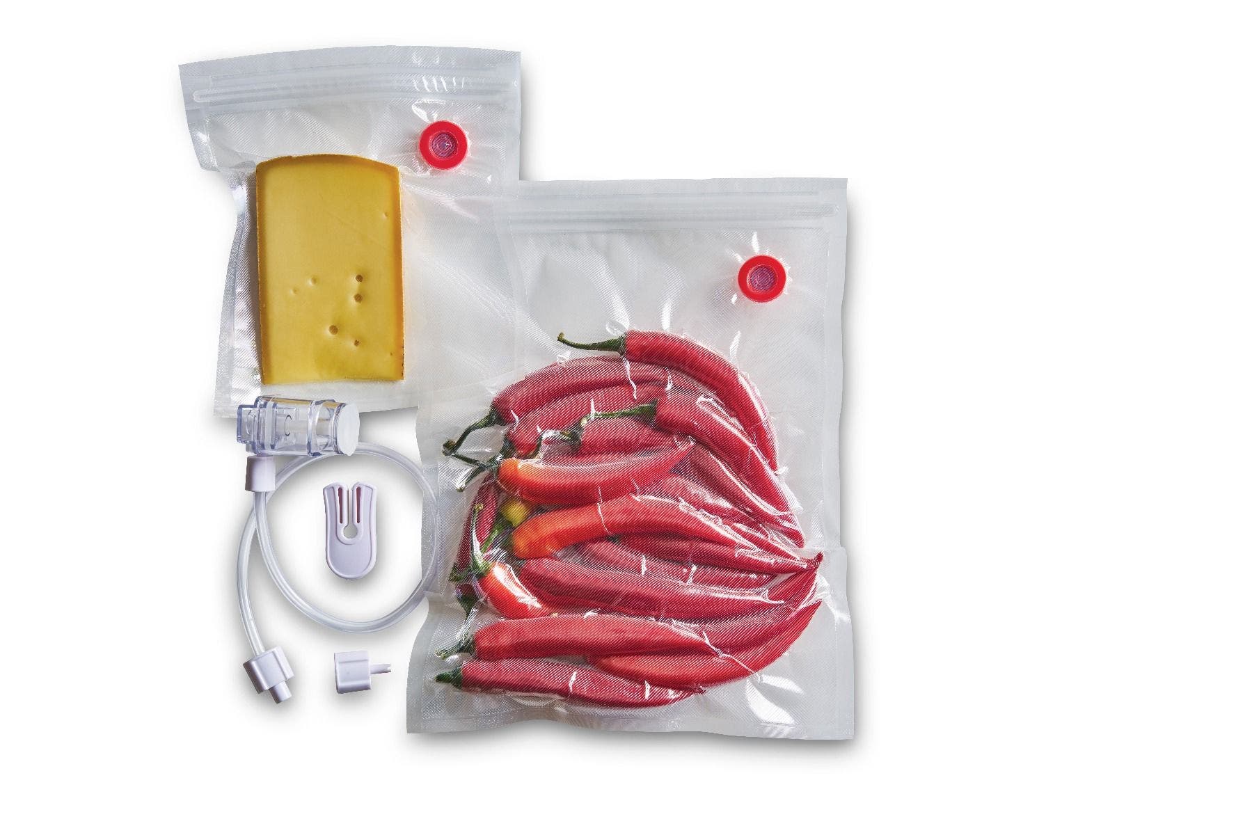 Solis Vac Prestige Zip-Vakuumbeutel Starter-Set 5tlg wiederverwendbar