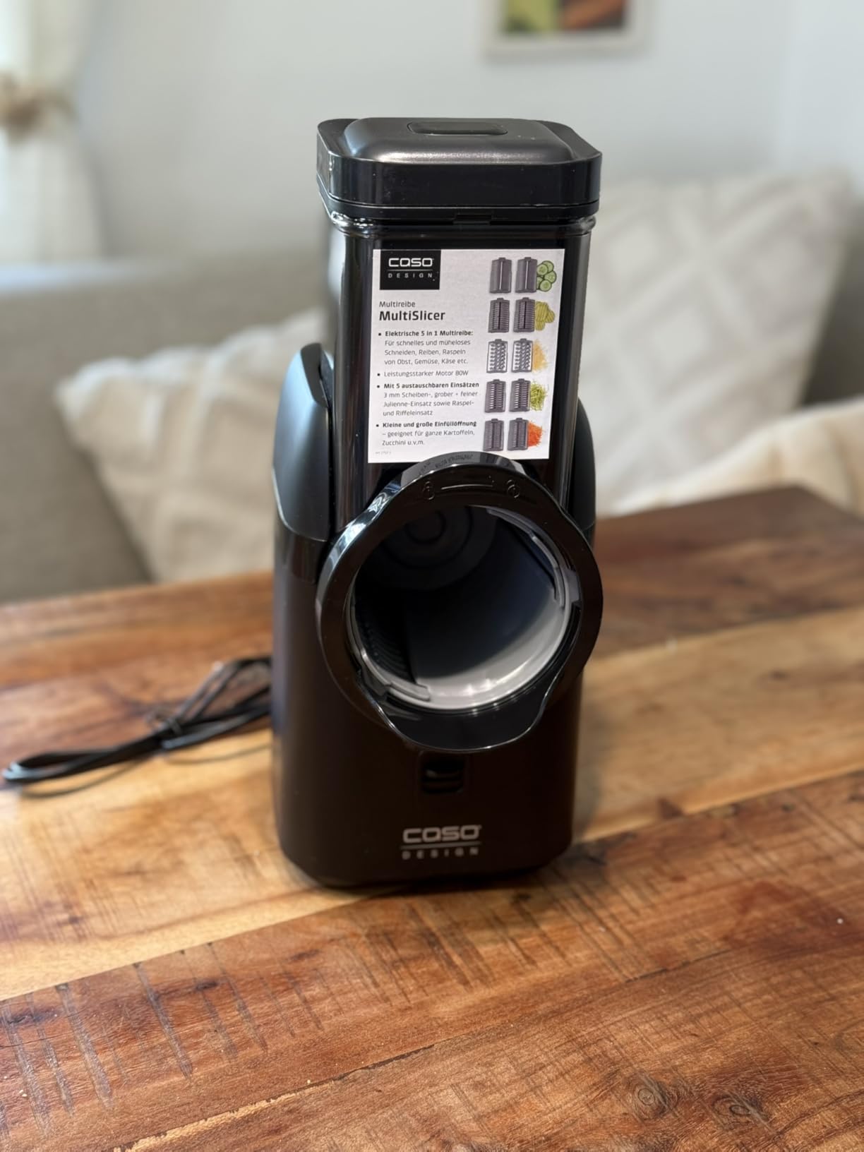 CASO MultiSlicer Multireibe 5-in-1 80 Watt elektrisch